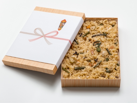 山菜おこわの写真